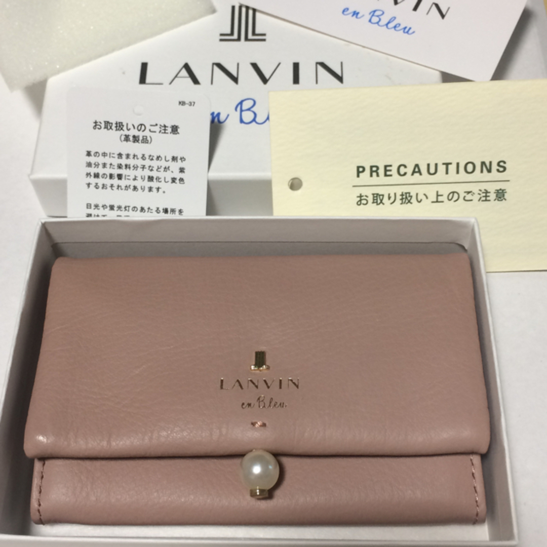 LANVIN en Bleu(ランバンオンブルー)のランバン 名刺入れ レディースのファッション小物(名刺入れ/定期入れ)の商品写真