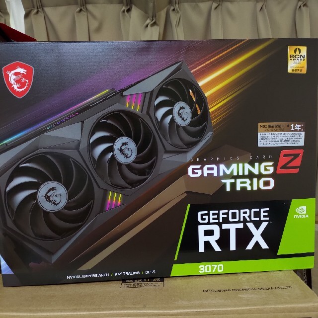 送料無料 MSI GeForce RTX 3070 GAMING Z TRIOスマホ/家電/カメラ