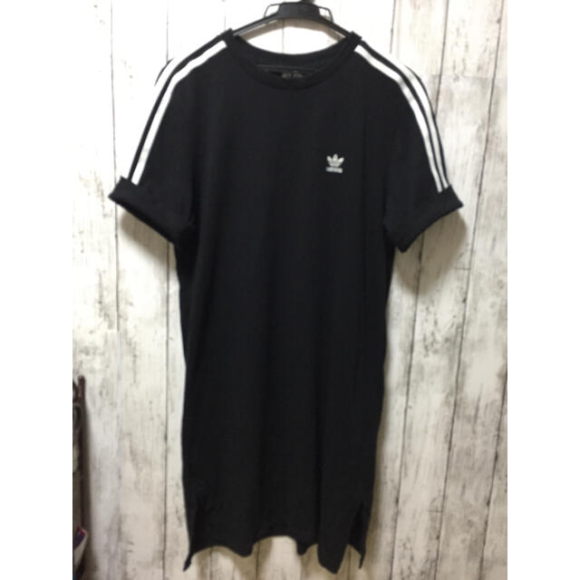 adidas(アディダス)のche様専用♡adidas♡Tシャツワンピ♡L レディースのワンピース(ミニワンピース)の商品写真