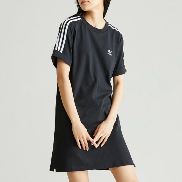 adidas(アディダス)のche様専用♡adidas♡Tシャツワンピ♡L レディースのワンピース(ミニワンピース)の商品写真