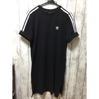 アディダス(adidas)のche様専用♡adidas♡Tシャツワンピ♡L(ミニワンピース)