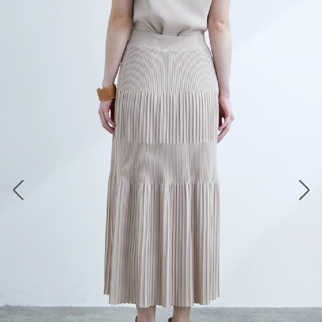 ViS(ヴィス)の新品！♥️Vis♥️【セットアップ対応】ランダムプリーツニットスカート。Ｆ。 レディースのスカート(ロングスカート)の商品写真