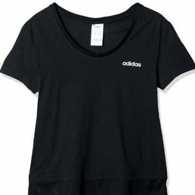 adidas(アディダス)の【新品】【サイズM】adidasレディースTシャツ レディースのトップス(Tシャツ(半袖/袖なし))の商品写真