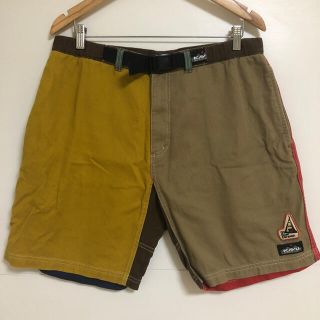 カブー(KAVU)の短パン　kavu × go slow caravan コラボ　カラフル　ロゴ(ショートパンツ)