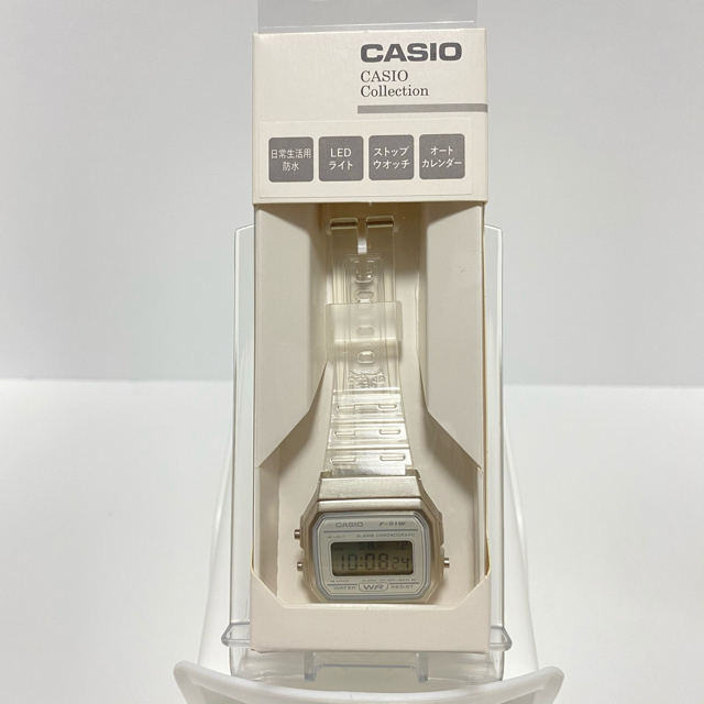 CASIO(カシオ)のCASIO カシオ クリアウォッチ　チープカシオ　ホワイト　クリア　スケルトン メンズの時計(腕時計(デジタル))の商品写真