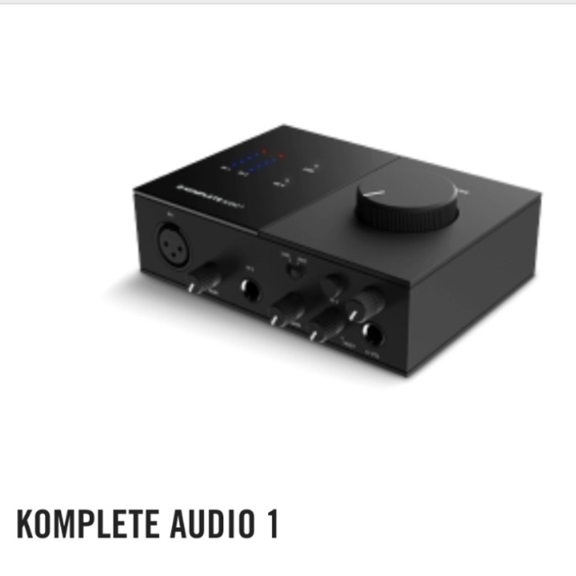 美品・KOMPLETE AUDIO 1（オーディオインターフェース）