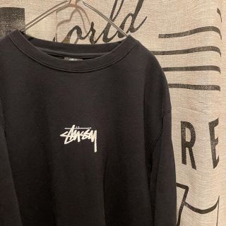 ステューシー(STUSSY)のステューシー　プリントロゴ　スウェット　ストリート　ストックロゴ　古着(スウェット)