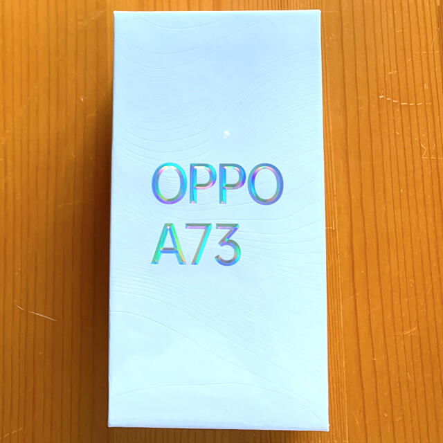 【新品※未使用】OPPO A73 ネービーブルー(青)