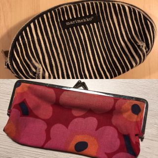 マリメッコ(marimekko)のマリメッコ marimekko ウニッコ　ポーチ2点セット(ポーチ)