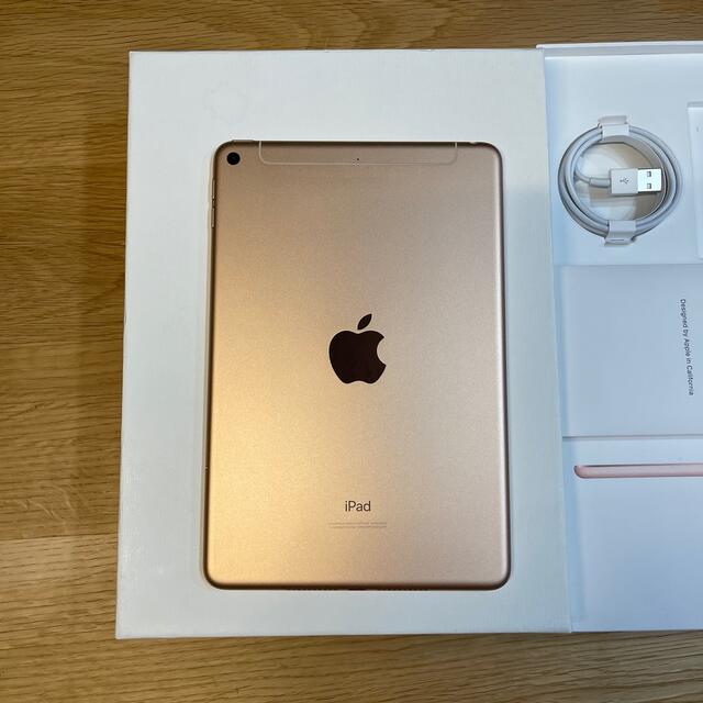 iPad mini5 ゴールド 64gb セルラーモデル　SIMフリーPC/タブレット