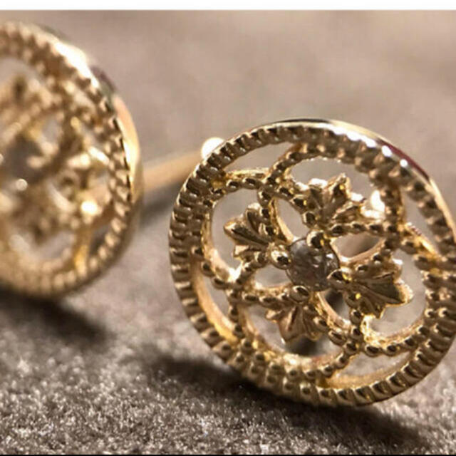 agete☆アガット ピアス K10 K14 ダイヤモンド ピアス 【楽天
