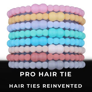 Pro Hair Tie パーフェクトなヘアゴム ダークブラウン（2個のお値段）(ヘアゴム/シュシュ)