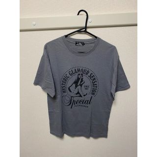 ヒステリックグラマー(HYSTERIC GLAMOUR)のヒステリックグラマー  半袖Tシャツ　グレー(Tシャツ/カットソー(半袖/袖なし))