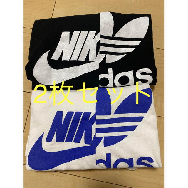 NIKE　adidas　Tシャツ2枚セット レディースのトップス(Tシャツ(半袖/袖なし))の商品写真