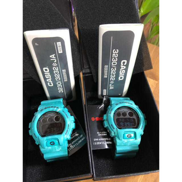 超高品質で人気の G-SHOCK - DW-6900WS-2JF（2本セット） G-shock 腕時計(デジタル)