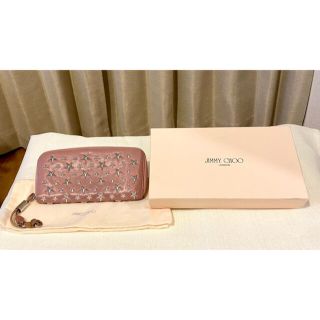 ジミーチュウ(JIMMY CHOO)のJIMMY CHOO   ジミーチュウ 長財布　ピンク(財布)