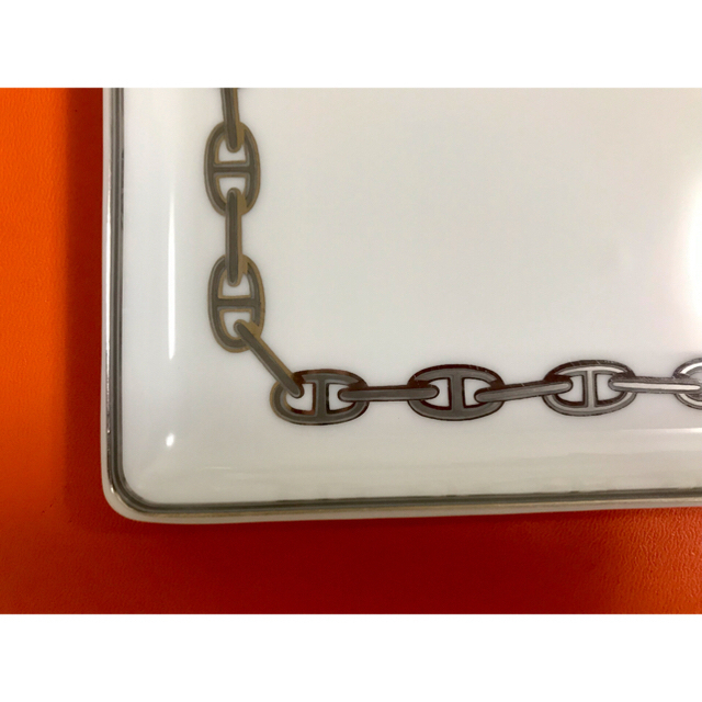 もか様専用】エルメス シェーヌダンクル・プラチナ・チェーン柄 もか様専用】エルメス シェーヌダンクル・プラチナ・チェーン柄