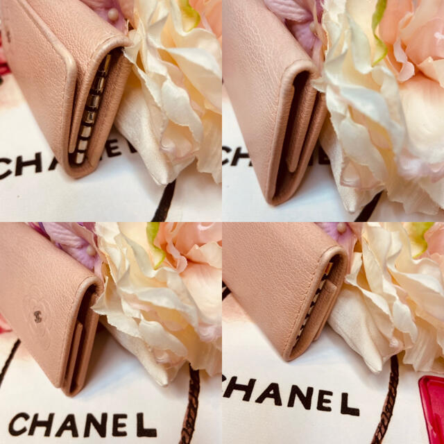 CHANEL シャネル　キーケース　カメリア　ココマーク　キャビアスキン 9