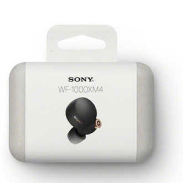 ソニー　SONY　フルワイヤレスイヤホン　ブラック　WF-1000XM4 BM スマホ/家電/カメラのスマホアクセサリー(ストラップ/イヤホンジャック)の商品写真