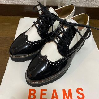 ビームス(BEAMS)のビームスハート　厚底シューズ(ローファー/革靴)