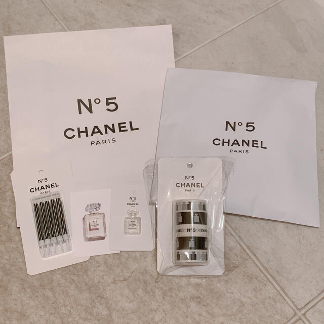 CHANEL(シャネル)のシャネル ファクトリー5 デコレーションテープ ノベルティバッグ付き インテリア/住まい/日用品の文房具(テープ/マスキングテープ)の商品写真