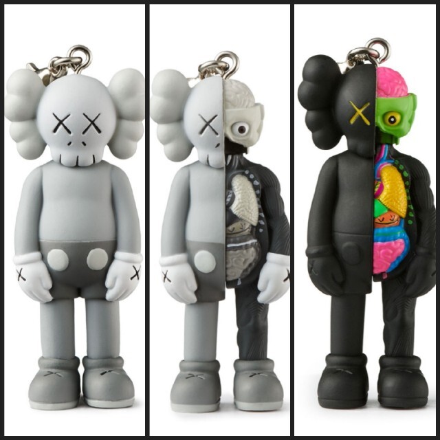 KAWS Tokyo first キーホルダー ３種 【テレビで話題】 62.0%OFF www