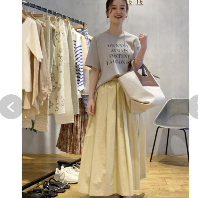 IENA(イエナ)のイエナ☆コットンランダムタックスカート☆36 レディースのスカート(ロングスカート)の商品写真