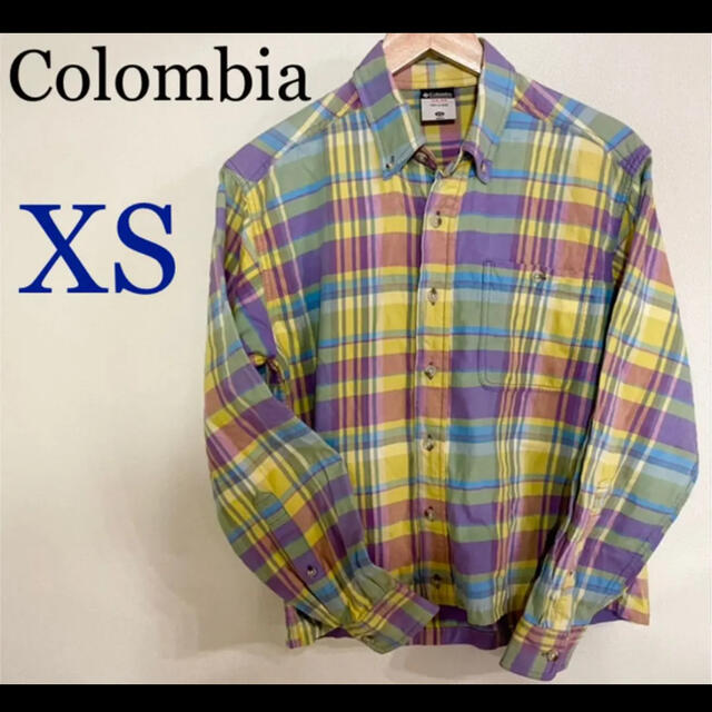 Columbia(コロンビア)の★Colombiaチェックシャツ★【XS】華やかな色合いのチェックシャツ♪ メンズのトップス(シャツ)の商品写真