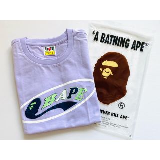 アベイシングエイプ(A BATHING APE)の新品 A BATHING APE アベイシングエイプ ロゴtee(Tシャツ(半袖/袖なし))