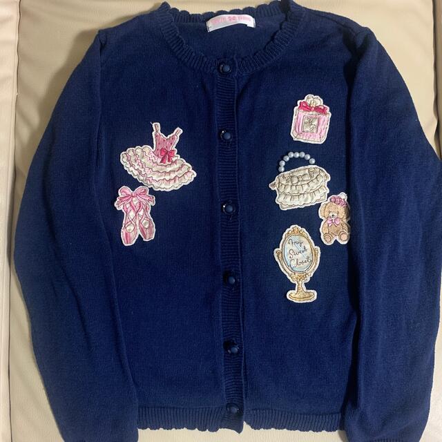 mezzo piano(メゾピアノ)のメゾピアノ　140〜150 カーディガン キッズ/ベビー/マタニティのキッズ服女の子用(90cm~)(カーディガン)の商品写真