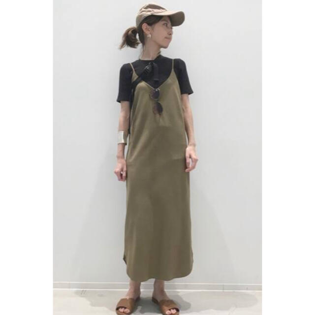 L'Appartement DEUXIEME CLASSE(アパルトモンドゥーズィエムクラス)のL'Appartement OZMA CAMI DRESS   レディースのワンピース(ロングワンピース/マキシワンピース)の商品写真