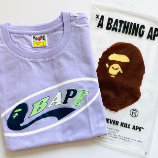 アベイシングエイプ(A BATHING APE)の新品 A BATHING APE アベイシングエイプ ロゴtee(Tシャツ(半袖/袖なし))