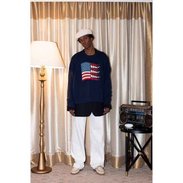 【新品未使用】DAIRIKU America Knit Hoodie ニット