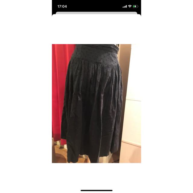 Vivienne Westwood(ヴィヴィアンウエストウッド)のヴィヴィアンドットフレアハイウエストロングスカート黒MILK二階堂ふみ椎名林檎 レディースのスカート(ロングスカート)の商品写真