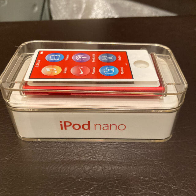 【ついに再販開始！】 nano iPod Apple - Apple 第7世代 レッド　限定色 RED PRODUCT ポータブルプレーヤー