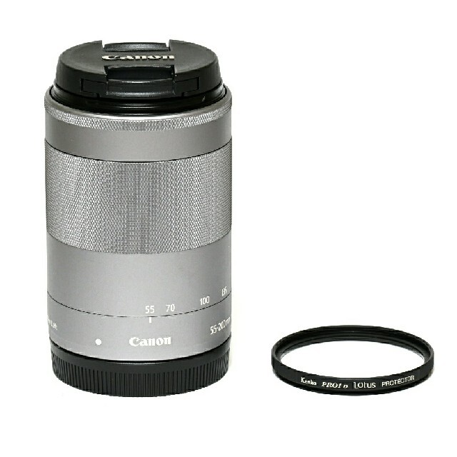 【Canon】美品★望遠ズームレンズ★EF-M 55-200mm IS STM