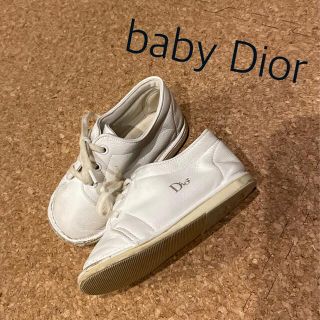 baby Dior 室内用シューズ ホワイト