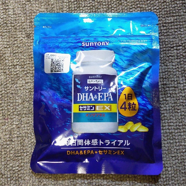 サントリー(サントリー)のサントリー DHA&EPA セサミンEXオリザプラス 食品/飲料/酒の健康食品(その他)の商品写真