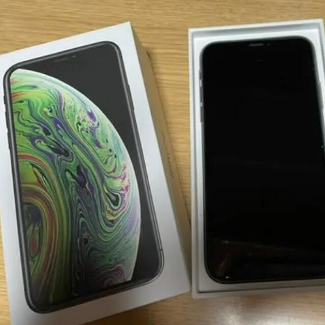 iPhone  XS スペースグレイ 256GB SIMフリースマートフォン/携帯電話