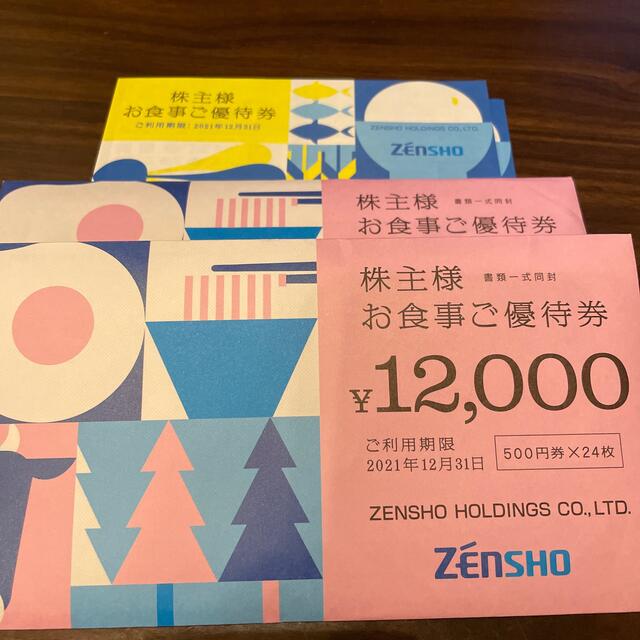 ゼンショー　優待　24000円分