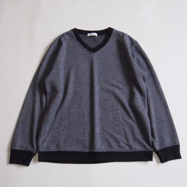 UNITED ARROWS green label relaxing(ユナイテッドアローズグリーンレーベルリラクシング)のgreen label relaxing カノコ ジャカード Vネックカットソー メンズのトップス(その他)の商品写真