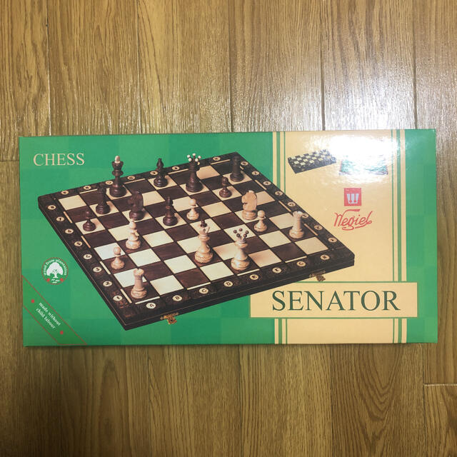 ポーランド製 ハンドメイド・チェスセット Wegiel Chess Senator （セネター）日本正規品