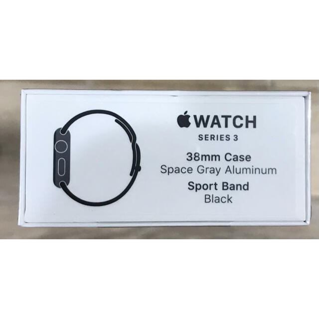 Apple Watch Series 3(GPSモデル)-38mmブラック