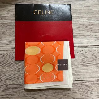 セリーヌ(celine)のセリーヌハンカチオレンジ(ハンカチ)