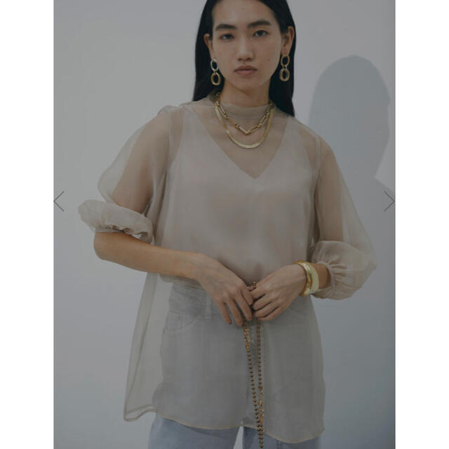 アメリヴィンテージ　AIQRLY  SHEER  BLOUSE