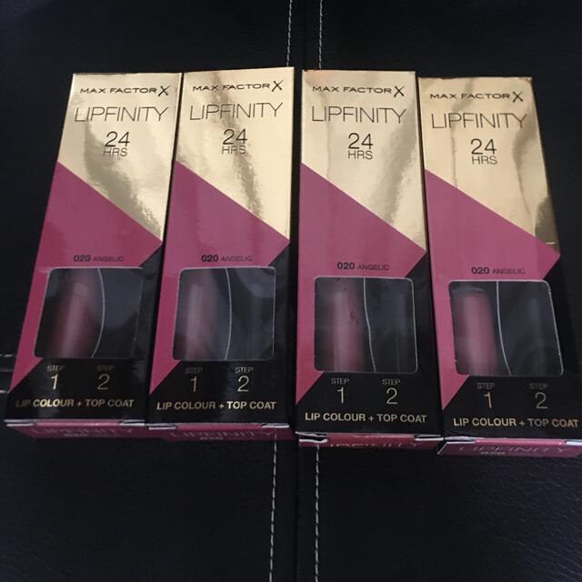 MAXFACTOR(マックスファクター)のMAX FACTOR LIPFINITY 020 4本 ゆうゆうさま専用ページ コスメ/美容のベースメイク/化粧品(口紅)の商品写真