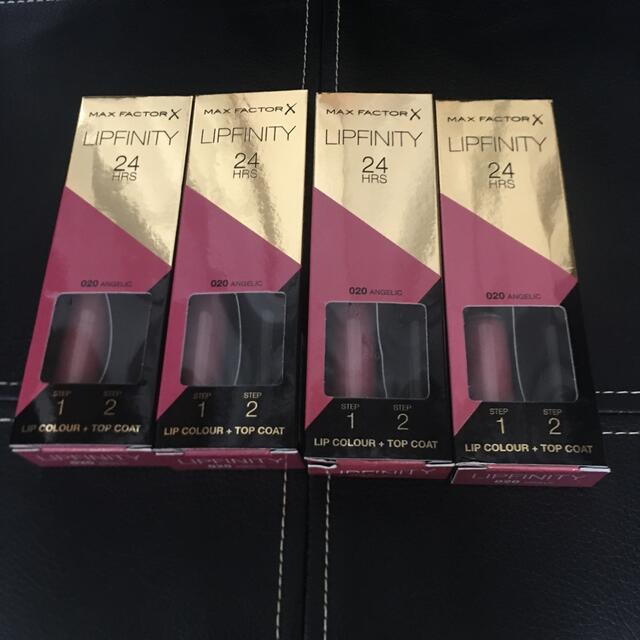 MAXFACTOR(マックスファクター)のMAX FACTOR LIPFINITY 020 4本 ゆうゆうさま専用ページ コスメ/美容のベースメイク/化粧品(口紅)の商品写真