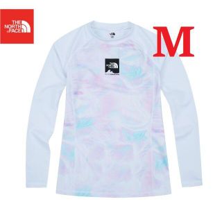 ザノースフェイス(THE NORTH FACE)の海外✨ ノースフェイス ラッシュガード レディース 白/M K132B(Tシャツ(長袖/七分))