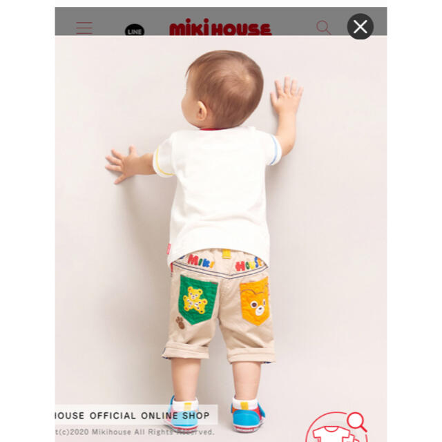 mikihouse - ミキハウス 現行品 新品タグ付き プッチーシリーズ ハーフパンツの通販 by しのmama｜ミキハウスならラクマ