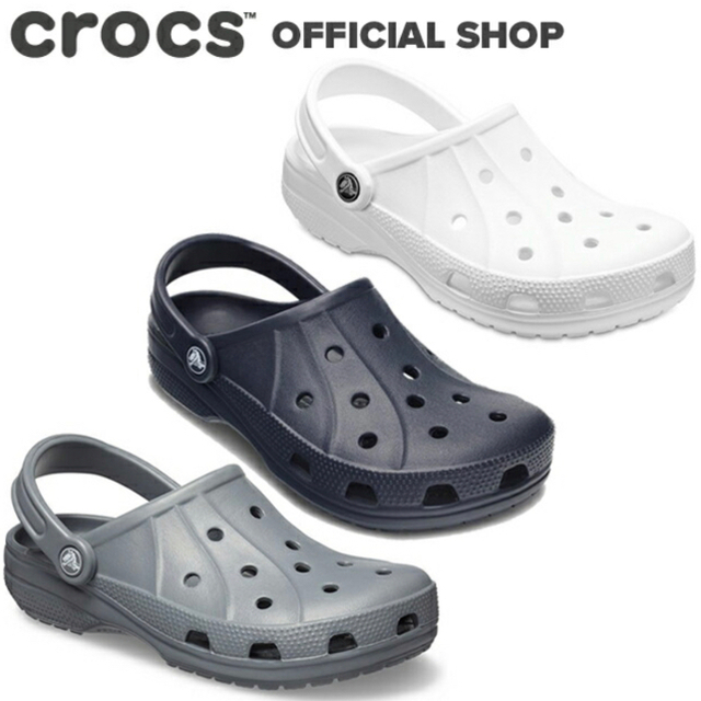 crocs(クロックス)のクロックス　レイレン　公式サイト購入　ネイビー26cm メンズの靴/シューズ(サンダル)の商品写真